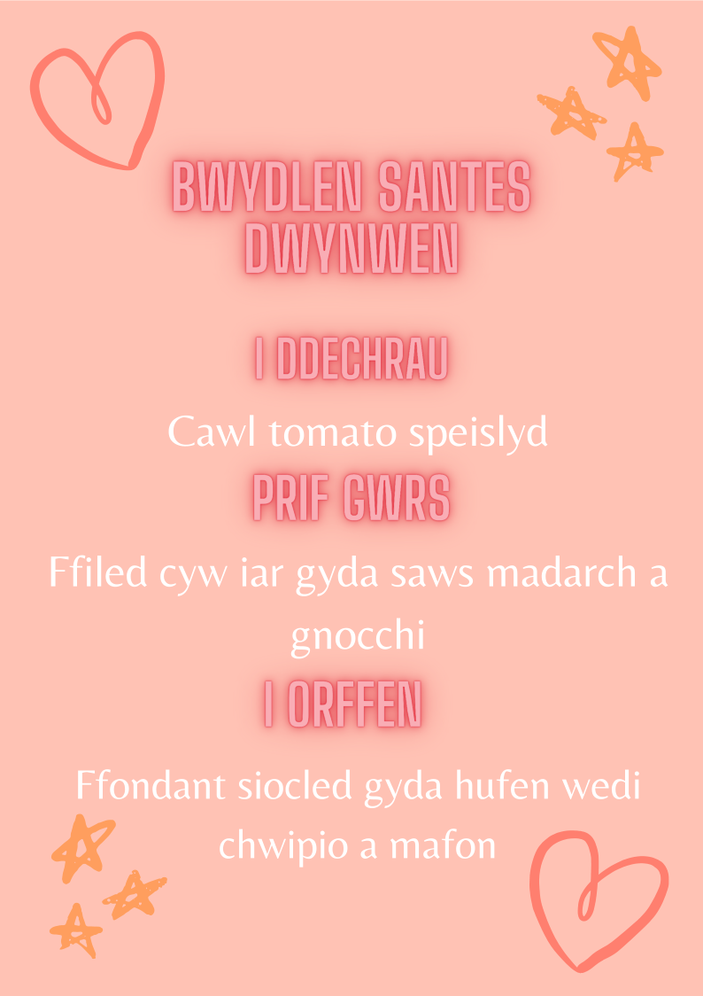 bwydlen